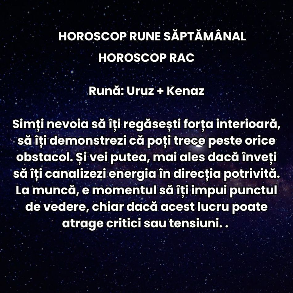 Horoscop Rune săptămâna 7-13 aprilie 2025: Vălul de ceață se risipește, pășim către claritate!