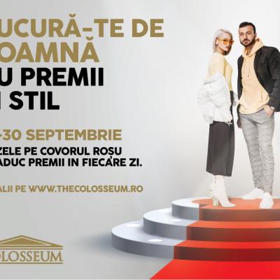 Colosseum Mall organizează campania ”Bucură-te de toamnă cu premii și stil” și oferă clienților șansa de a câștiga zilnic premii