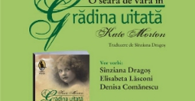 Lansare de carte Humanitas Fiction: O seara de vara in Gradina uitata