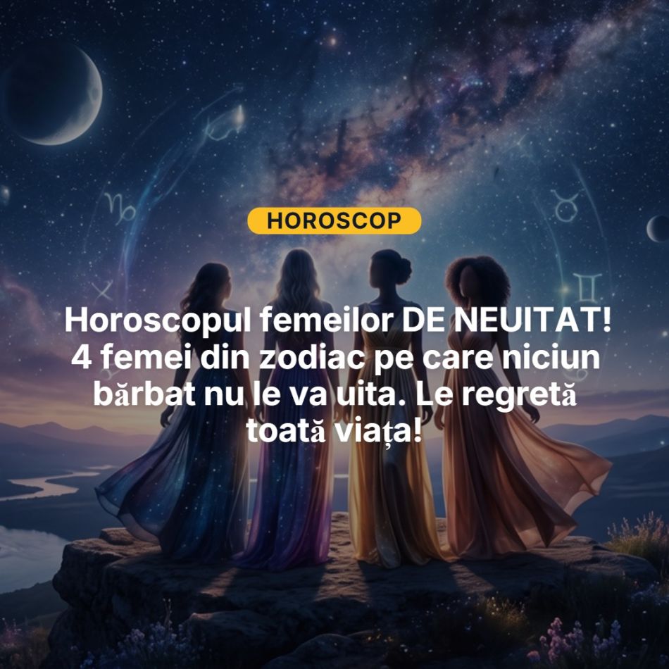 Horoscopul femeilor DE NEUITAT! 4 femei din zodiac pe care niciun bărbat nu le va uita. Le regretă toată viața!