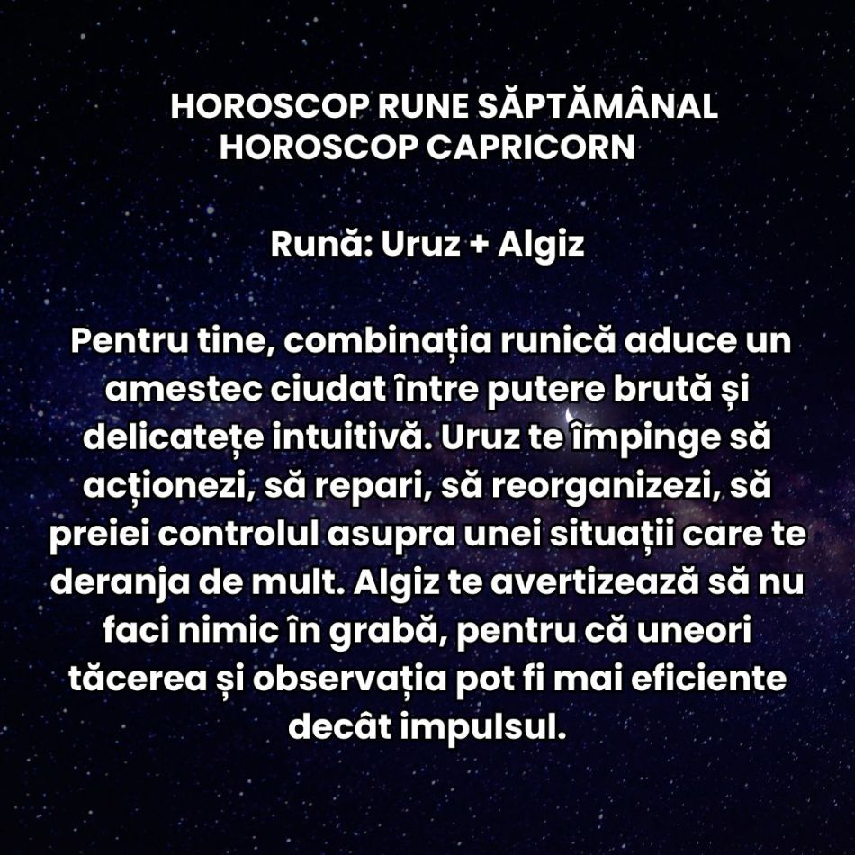Horoscop Rune săptămâna 15-21 decembrie 2025: Energia Solstițiului începe să se facă resimțită și aduce reevaluări și tensiuni