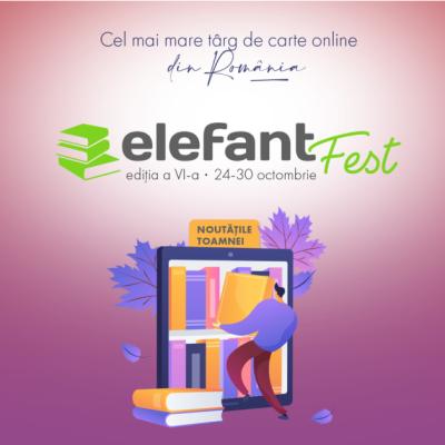 Ediția a șasea a elefantFest va avea loc în perioada 24-30 octombrie și  reunește la start 50 dintre cele mai importante edituri