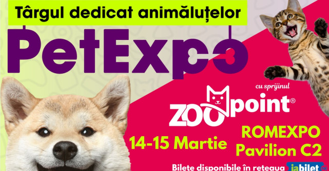 Produse smart și high-tech, concursuri cu premii și activități pentru animalele de companie, weekendul acesta la Romexpo