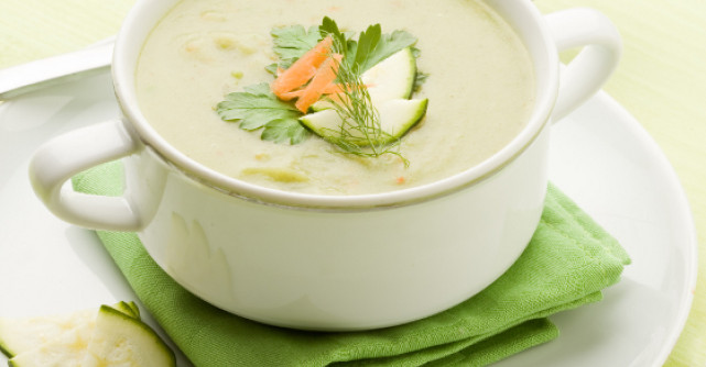 Supa crema de fenicul si dovlecel