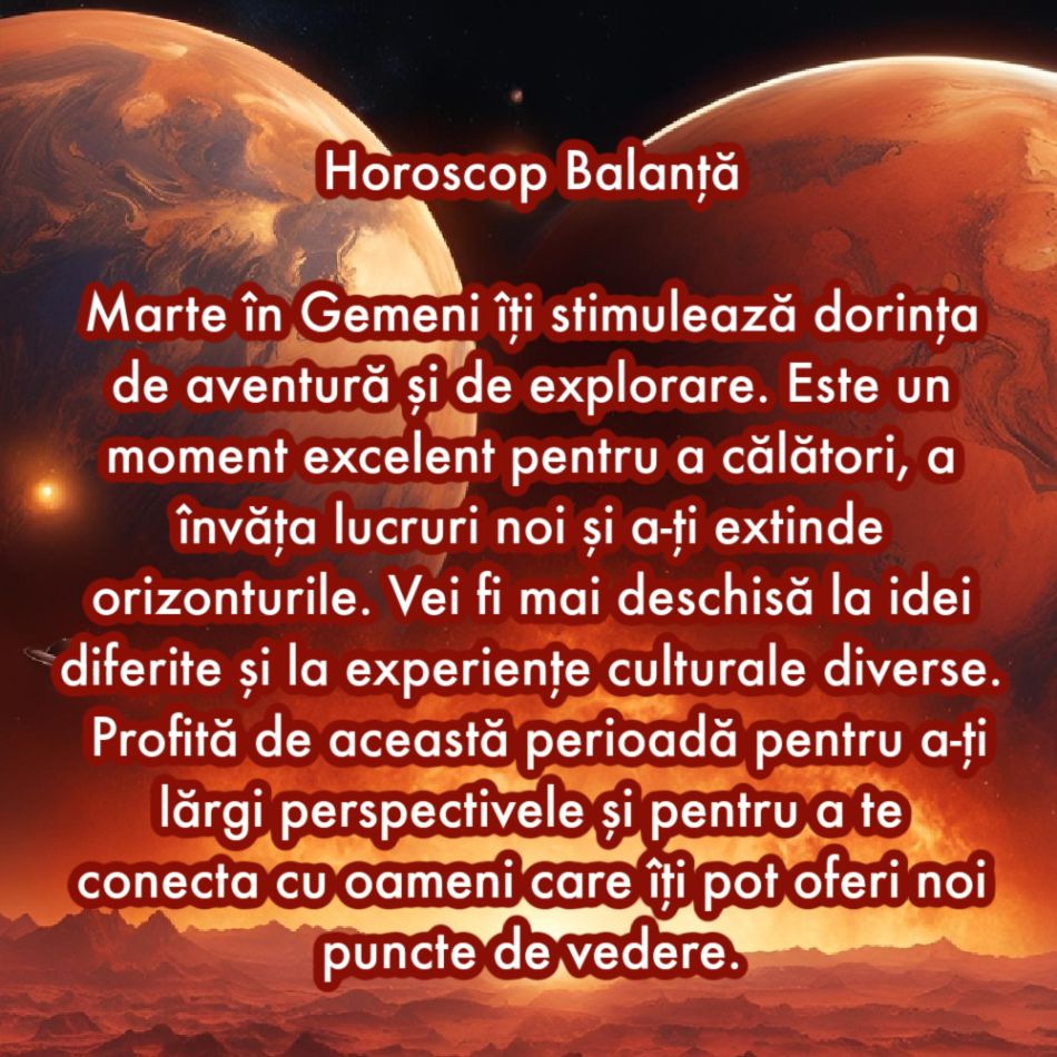 Pe 20 iulie, Marte intră în Gemeni pentru a deschide porțile schimbării și creșterii personale