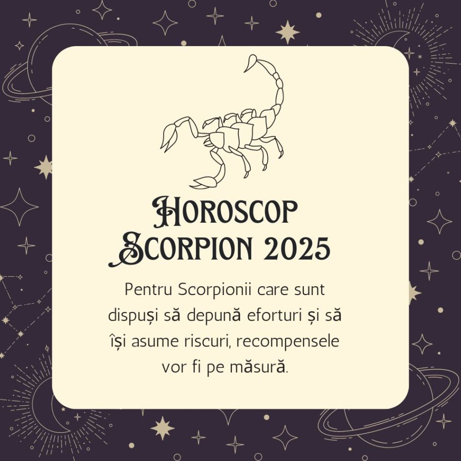 Horoscop Scorpion 2025: Înveți să lași trecutul în urmă pe VECI