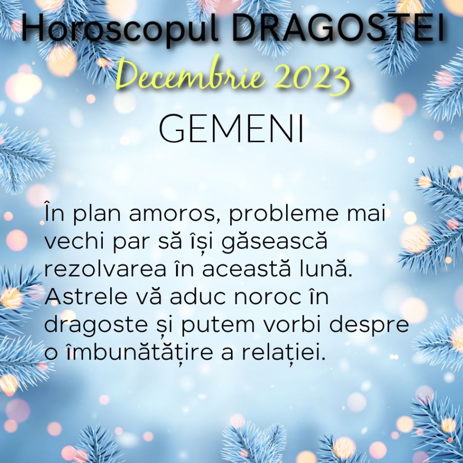 Horoscopul Dragostei Decembrie 2023: o lună MAGICĂ pentru iubire și împlinirea dorințelor