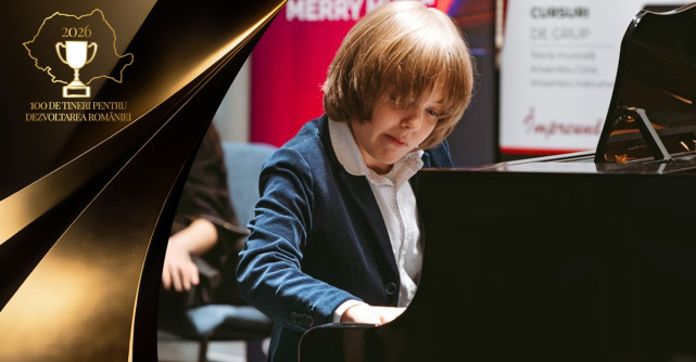Cine e David Dumitrescu, pianistul de doar 12 ani care l-a amuțit cu talentul său pe Florin Piersic
