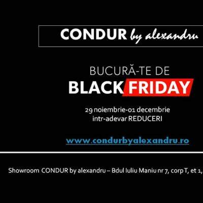CONDUR by alexandru lanseaza campania BLACK FRIDAY