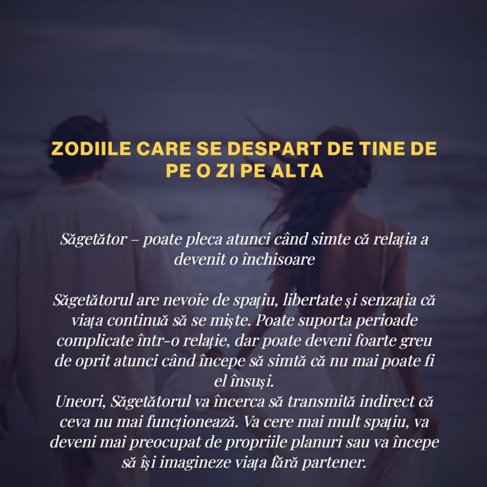 Zodiile care se despart de tine de pe o zi pe alta. Când îți spun „s-a terminat”, decizia era luată de mult timp