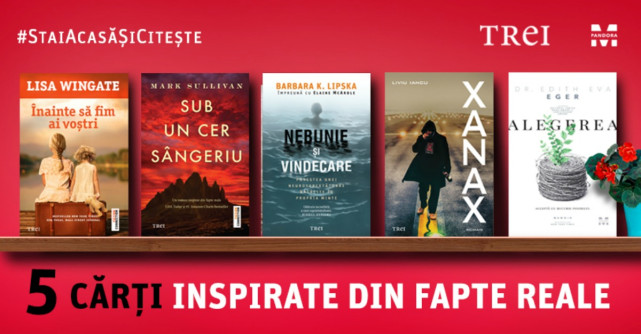 5 cărți inspirate din fapte petrecute în realitate