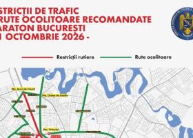 Restricționarea traficului rutier pe perioada derulării celei de-a XIX-a ediții a Maratonului International București