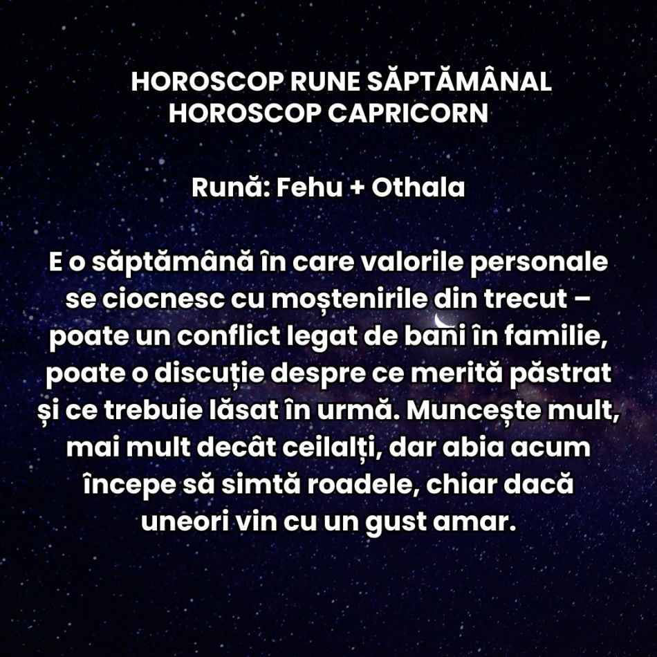 Horoscop Rune săptămâna 1-7 septembrie 2025: Căutăm să punem haosul în ordine și trecem printr-o purificare emoțională profundă