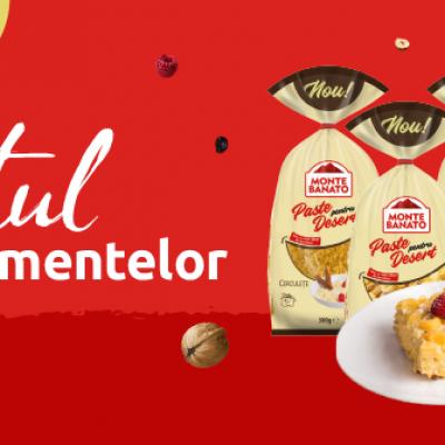 Monte Banato a lansat pastele speciale pentru desert și un Concurs dedicat