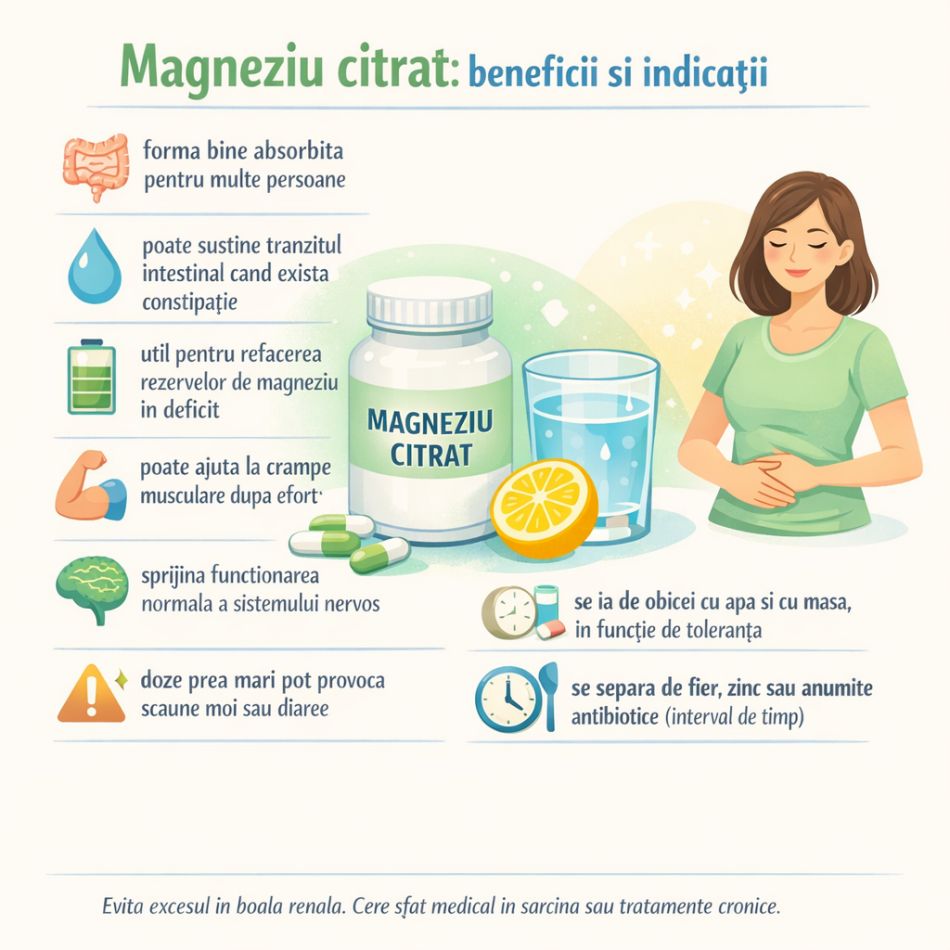 Magneziu glicinat vs magneziu citrat: care sunt diferențele și care ți se potrivește