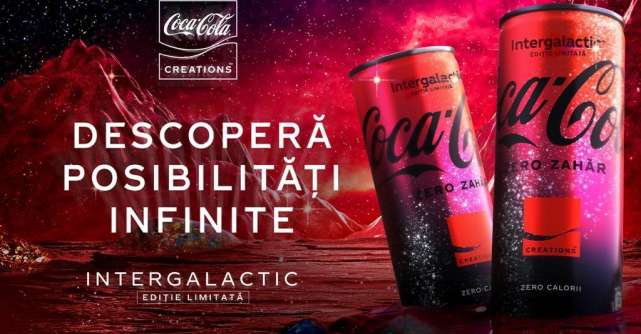 Coca-Cola anunță lansarea Intergalactic –  o Coca-Cola dintr-o altă dimensiune, în ediție limitată