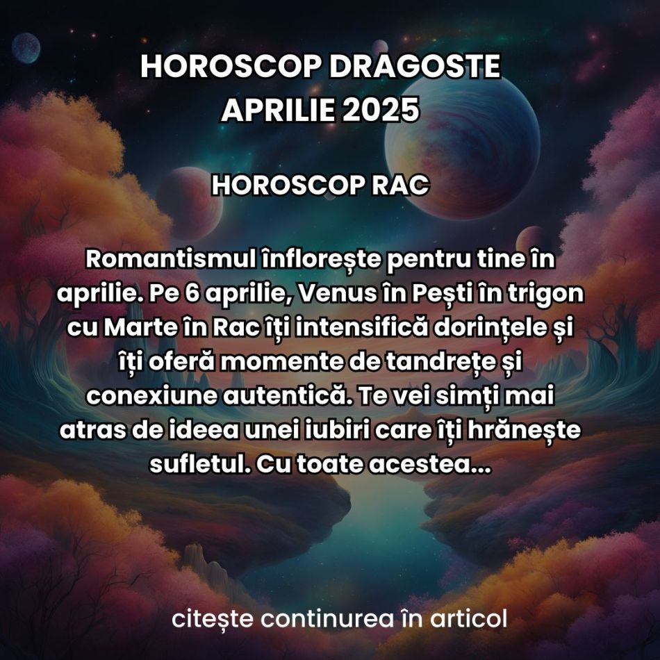 Horoscop Dragoste Aprilie 2025: Meleagurile dragostei se deschid în fața noastră și ne aduc sentimente intense de toate felurile