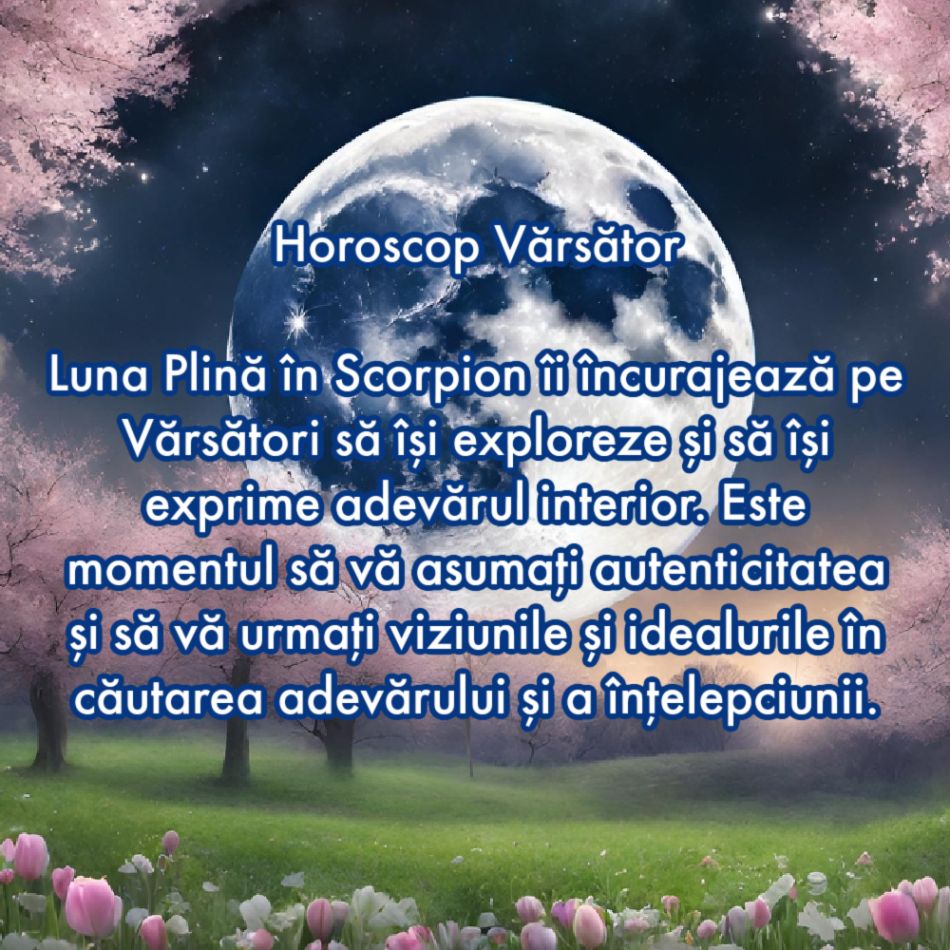 Luna Plină în Scorpion de pe 24 aprilie ne dă curaj. Ne confruntăm fricile, transformându-le în putere și înțelepciune