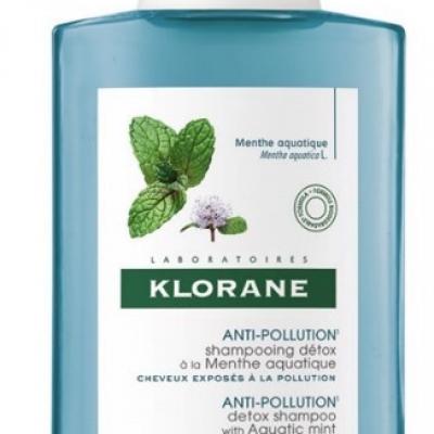 Ritual de îngrijire anti-poluare cu extract pur de mentă acvatică de la KLORANE 