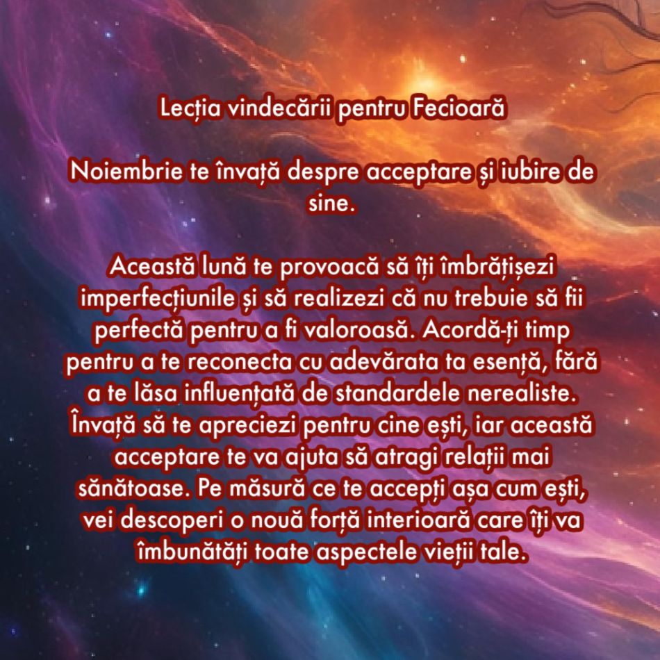 Universul ne vorbește: Noiembrie și lecțiile profunde ale vindecării pentru fiecare zodie în parte