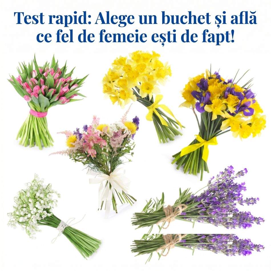 Test rapid: Alege un buchet și află ce fel de femeie ești de fapt!