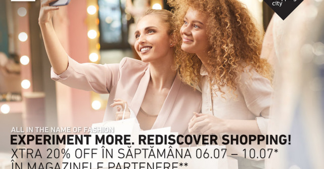Profită de XTRA 20% reduceri în Băneasa Shopping City. 