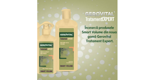 Gerovital Tratament Expert, noua gama tratament pentru ingrijirea completa a parului