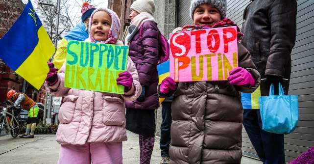 Video viral: Copiii din Ucraina cer în lacrimi încetarea războiului – Nu vrem să murim! 