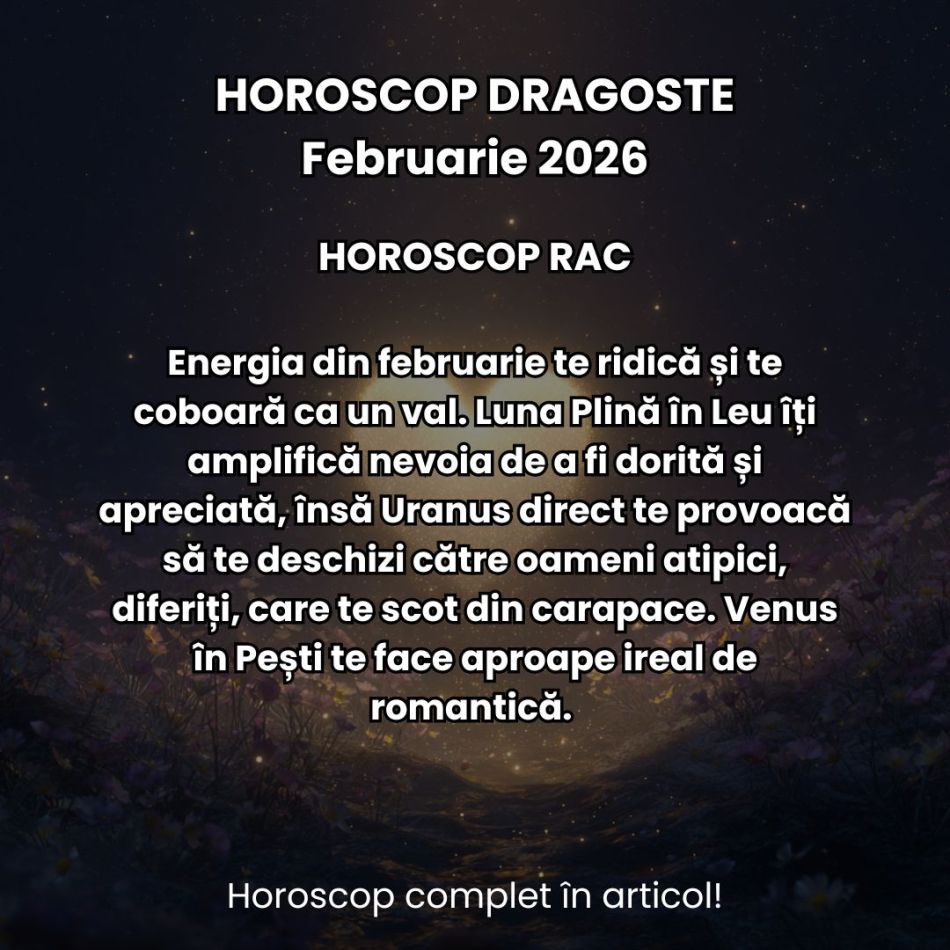 Horoscop Dragoste Februarie 2026: În luna iubirii, eclipsa ne prinde cu alegeri grele: dragostea din trecut vs. cea din prezent