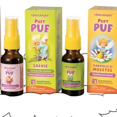 Dacia Plant lansează inovaţia Îngeraşul PufyPUF - sănătate pentru copii!