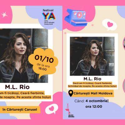 M. L. Rio, autoarea bestsellerului „Dacă am fi ticăloși”, vine în România: întâlniri cu cititorii la București și Iași