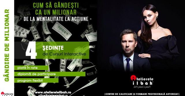 Atelierele ILBAH lansează o nouă categorie de cursuri: EDUCAȚIE FINANCIARĂ