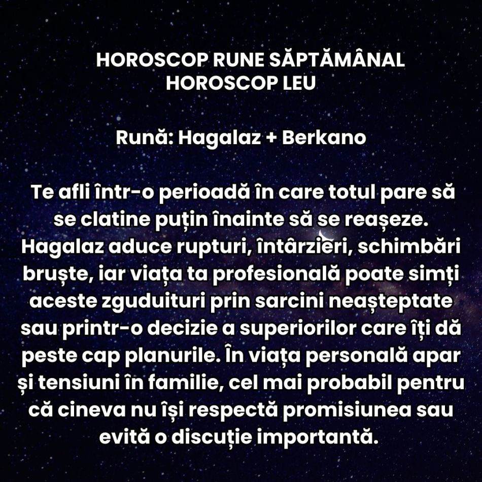 Horoscop Rune săptămâna 19-25 ianuarie 2026: Pare că accelerăm rapid spre progres, dar ne lovim de blocaje inexplicabile 