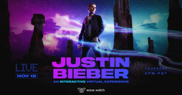 Justin Bieber face echipa cu WAVE pentru o experienta virtuala de neuitat in METAVERSE