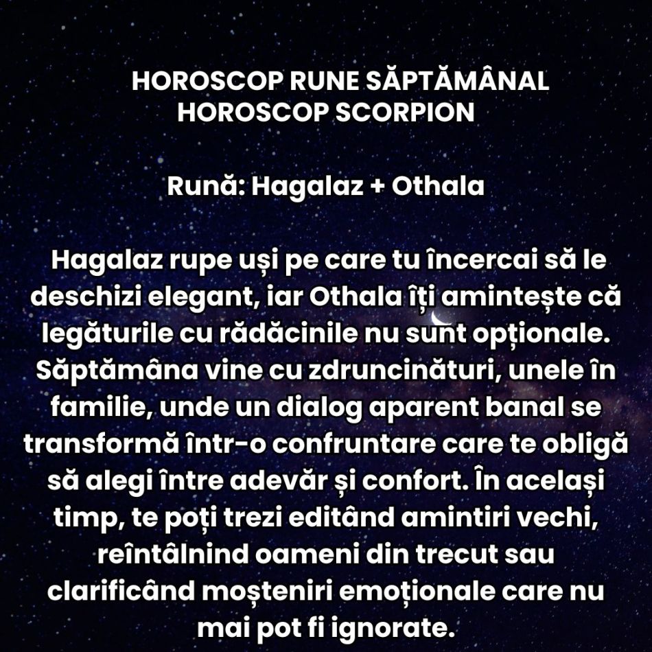 Horoscop Rune săptămâna 5-11 ianuarie 2026: Energia Capricornului atinge cote maxime – hotărâre, succes și angajament 