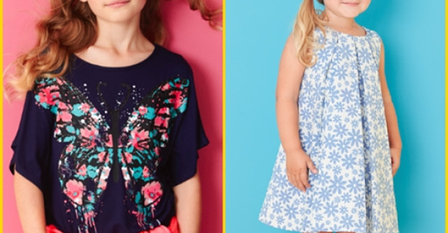 Printuri florale, stil marinaresc si imprimeuri digitale jucause, in noua colectie Debenhams pentru copii