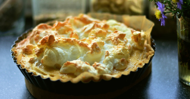 Tarta cu mascarpone si fructul pasiunii