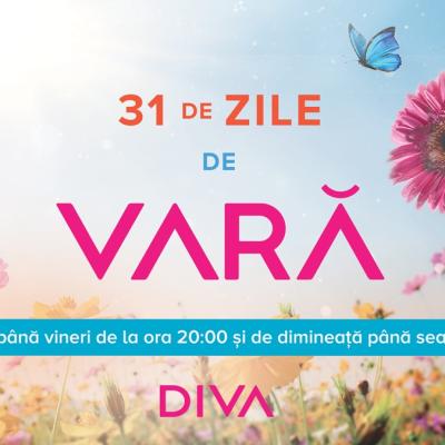 Astăzi la DIVA debutează seria  31 de zile de vară  cu filme de dragoste irezistibile difuzate timp de o lună