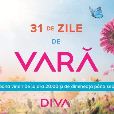 Astăzi la DIVA debutează seria  31 de zile de vară  cu filme de dragoste irezistibile difuzate timp de o lună