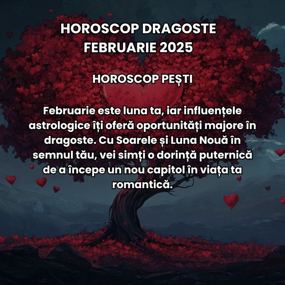 Horoscop dragoste februarie 2025: În luna iubirii, Cupidon ne pune inimile pe jar, oferindu-ne curaj să iubim fără ascunzișuri