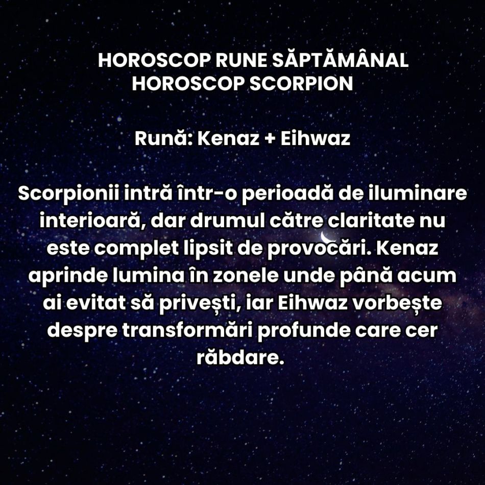 Horoscop Rune săptămâna 9-15 martie 2026:  Începem să vedem primele semne ale schimbării. Totul devine mai luminos
