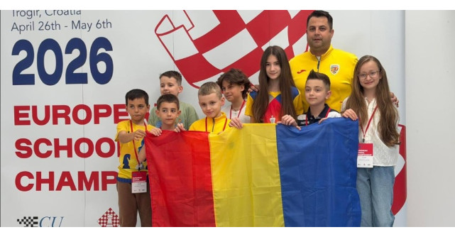 AUR PENTRU ROMÂNIA! Trei copii au obținut medalii pentru țara noastră la Campionatul European Școlar de Șah 2026