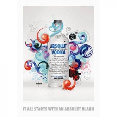 Absolut Vodka lanseaza Absolut Blank in Romania 
