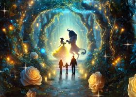 Garden of Lights revine în România Lumea magică a poveștilor - Beauty and the Beast la București