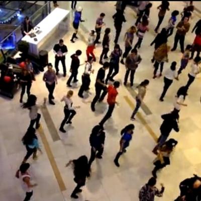 Flashmob istoric in Romania