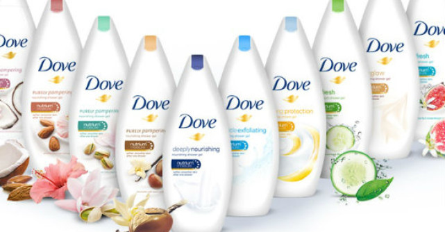 Inovatie in ingrijire: noile geluri de dus Dove