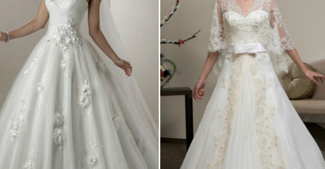 35 Rochii de mireasa diafane