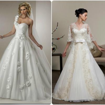 35 Rochii de mireasa diafane