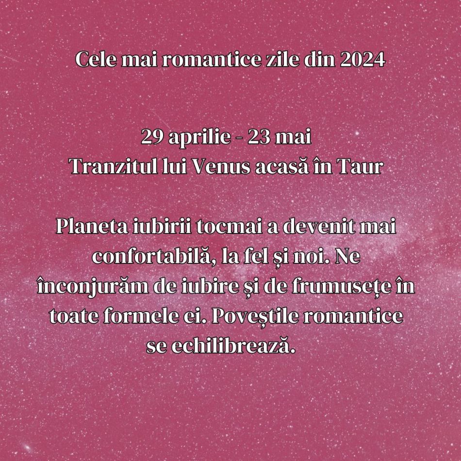 Zilele cu cea mai puternică energie romantică din 2024: Îți poți întâlni sufletul pereche! 