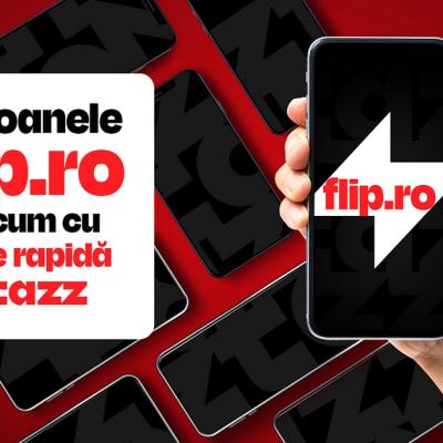  Tazz anunță lansarea telefoanelor Flip.ro în platformă, cu livrare rapidă de 30-90 de minute
